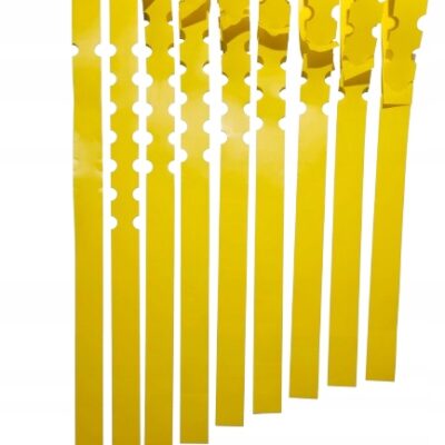 Etykiety ogrodnicze do pisania pętlowe ŻÓŁTE DUŻE długie 400x20mm 100 SZTUK