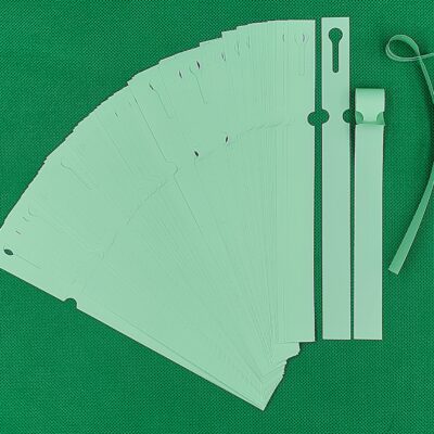 Etykiety ogrodnicze /sadownicze pętlowe Miętowy 160mm x 17mm (17x160) 100 sztuk (Mięta)