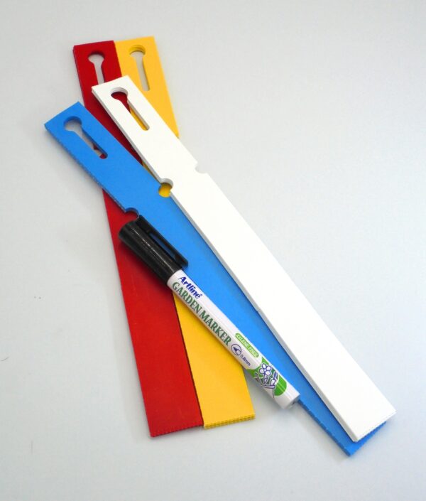 MARKER + Etykiety 4 KOLORY pętlowe do opisu roślin 250x25mm (25x250) 400szt - obrazek 12