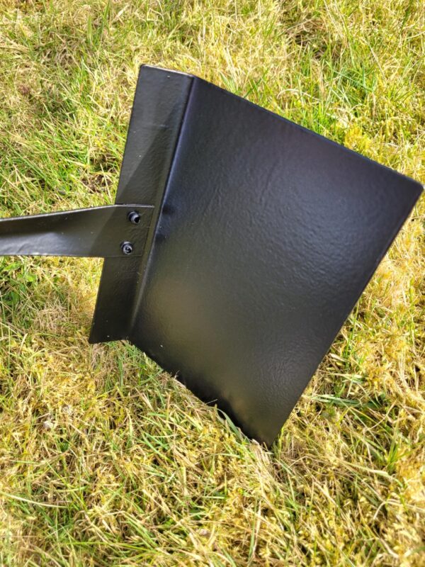 Tabliczka ogrodowa wtykana, 155x105x450 mm, CZARNA, Aluminium zestaw 10 szt - obrazek 3