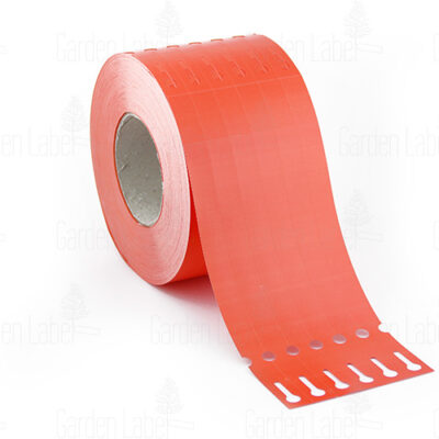 Etykiety ogrodnicze /sadownicze pętlowe CZERWONE 200mm x 17mm (17x200) 120