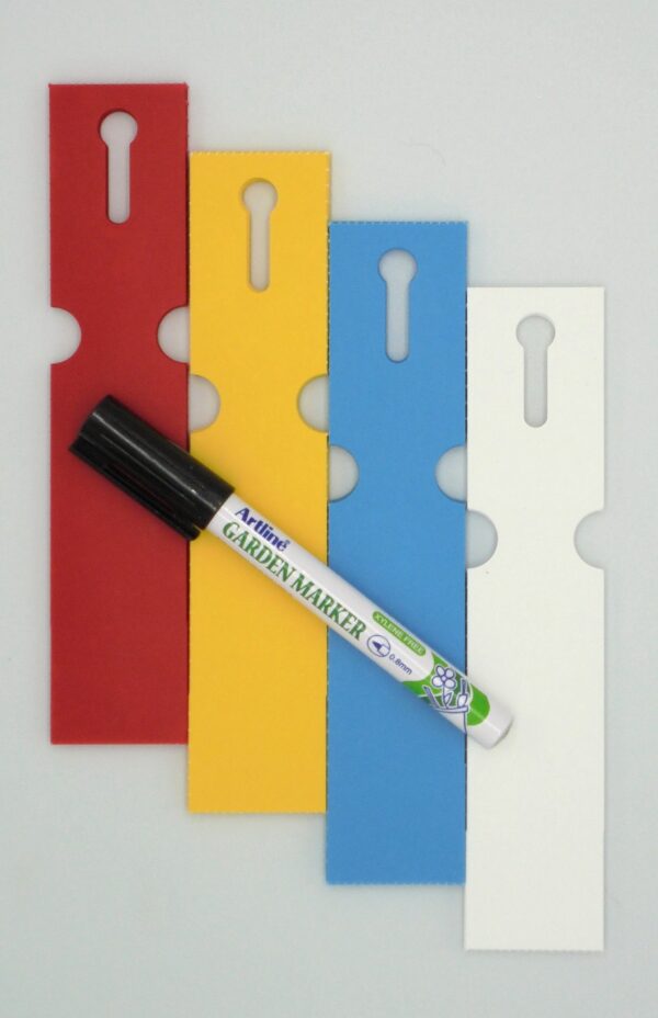 MARKER + Etykiety 4 KOLORY pętlowe do opisu roślin 163x33mm (33x163) 400szt - obrazek 13