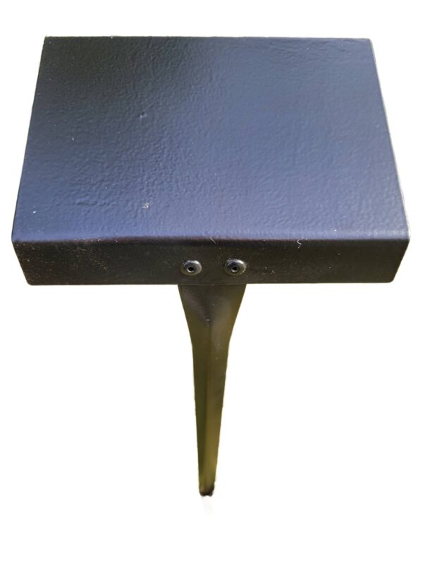 Tabliczka ogrodowa wtykana, 155x105x450 mm, CZARNA, Aluminium zestaw 10 szt
