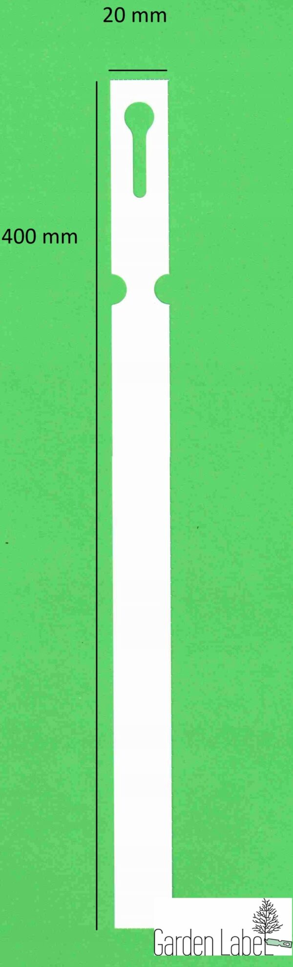 Etykiety ogrodnicze/sadownicze pętlowe NIEBIESKIE 400x20mm (20x400) 100 szt - obrazek 4