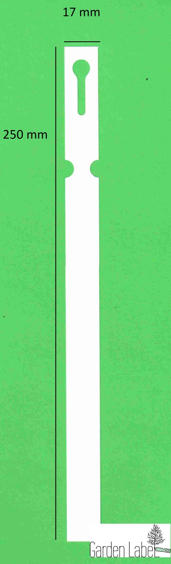 Etykiety ogrodnicze /sadownicze pętlowe CZERWONE 250mmx17mm (17x250) 120szt - obrazek 12