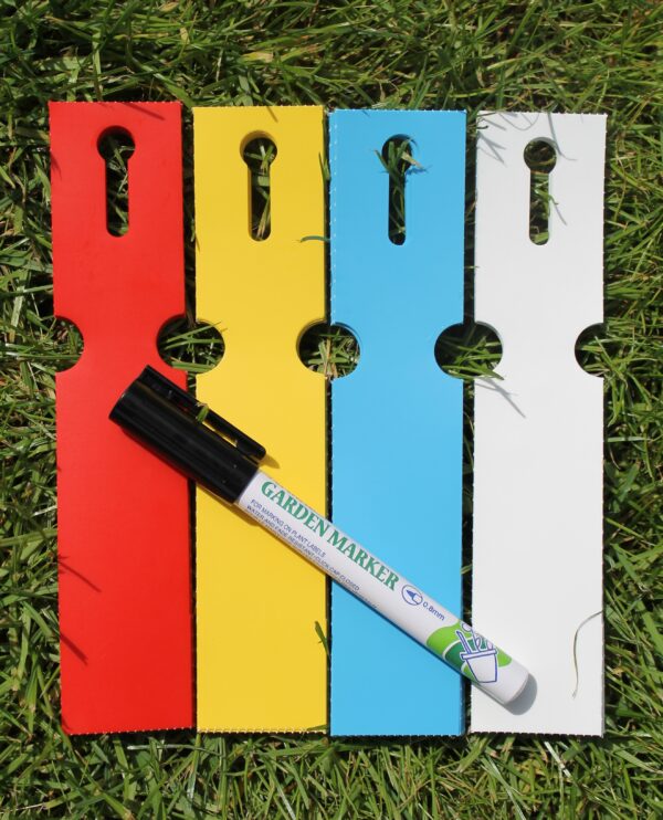 MARKER + Etykiety 4 KOLORY pętlowe do opisu roślin 163x33mm (33x163) 400szt - obrazek 12