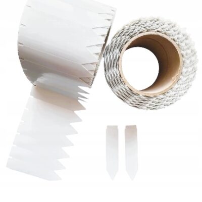 Etykiety ogrodnicze wtykane strzałki BIAŁE 105mmx23,5mm 2500 sztuk