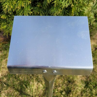 Tabliczka ogrodowa wtykana, 155x105x450 cm, DUŻA, Aluminium zestaw 8szt