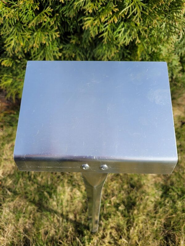 Tabliczka ogrodowa wtykana, 155x105x450 cm, DUŻA, Aluminium zestaw 8szt