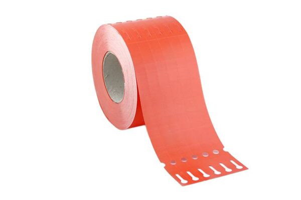 Etykiety Ogrodnicze Pętelkowe, Wiązane DUŻE 250x25mm  (25x250) 500szt. Czerwone