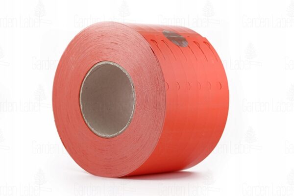 Etykiety ogrodnicze /sadownicze pętlowe CZERWONE 250mmx17mm (17x250) 1000st - obrazek 2