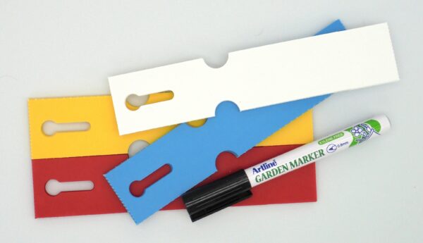 MARKER + Etykiety 4 KOLORY pętlowe do opisu roślin 163x33mm (33x163) 400szt - obrazek 2