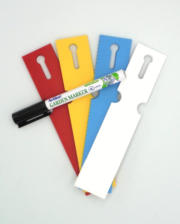 MARKER + Etykiety 4 KOLORY pętlowe do opisu roślin 163x33mm (33x163) 400szt - obrazek 14