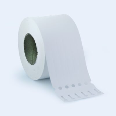 Etykiety do pisania ogrodnicze - sadownicze pętlowe BIAŁE BDUŻE 400x20mm 50