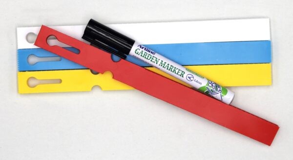 MARKER + Etykiety 6 KOLORÓW pętlowe do opisu roślin 200x17mm (17x200) 600szt - obrazek 2