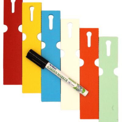 MARKER+Etykiety 6 KOLORÓW pętlowe do opisu roślin 163x33mm (33x163) 600szt