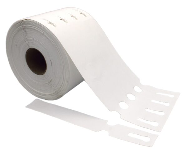 Etykiety ogrodnicze sadownicze pętlowe BIAŁE BDUŻE 200x25mm (25x200) 2000sztuk