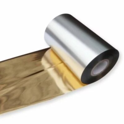 Taśma - Kalka termotransferowa TTR wosk-żywica (WAX-RESIN) 110mmx150m GOLD - ZŁOTA