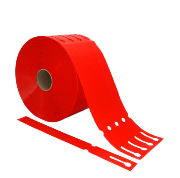 Etykiety ogrodnicze wiązane CZERWONE DUŻE 250x25mm  (25x250) 2000 szt