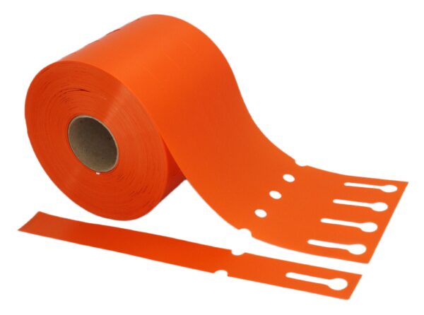Etykiety Ogrodnicze Pętelkowe Wiązane 250mm x 25mm 25x250 Pomarańczowe 1000szt