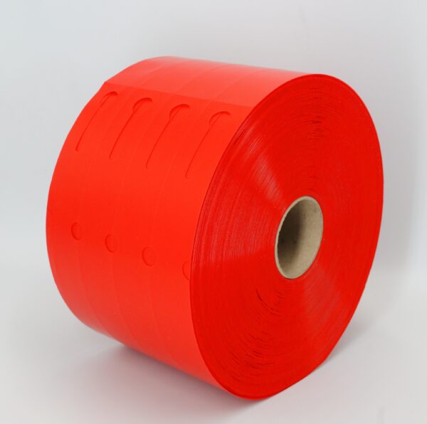 Etykiety ogrodnicze wiązane CZERWONE DUŻE 250x25mm  (25x250) 2000 szt - obrazek 3