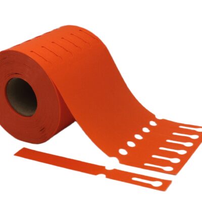Etykiety ogrodnicze/sadownicze pętlowe POMARAŃCZOWE 250x17mm(17x250) 1000szt