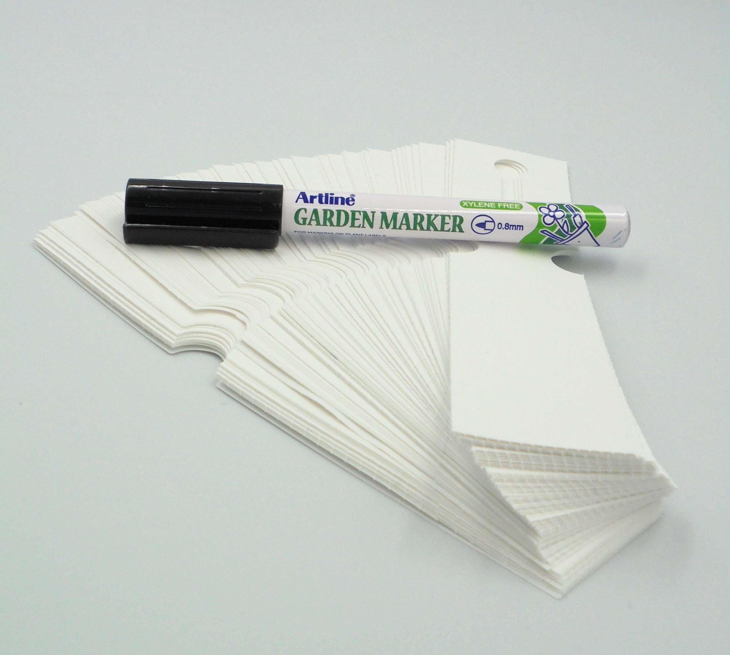 MARKER+Etykiety pętlowe do opisu roślin BIAŁE 163x33mm(33x163) 100 szt - obrazek 13