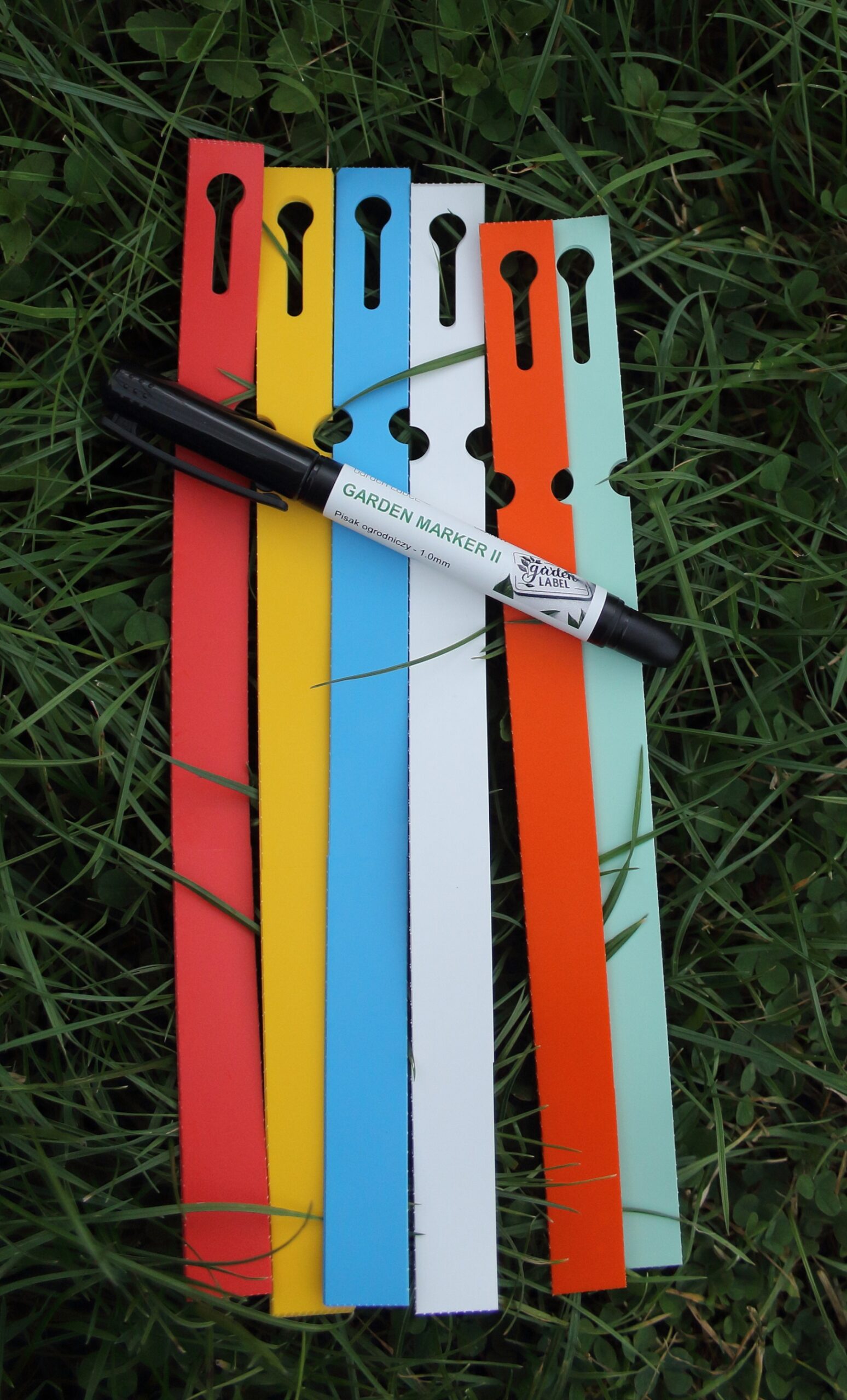 MARKER II+Etykiety 6 KOL. pętlowe do opisu roślin 250x17mm(17x250) 600szt - obrazek 13