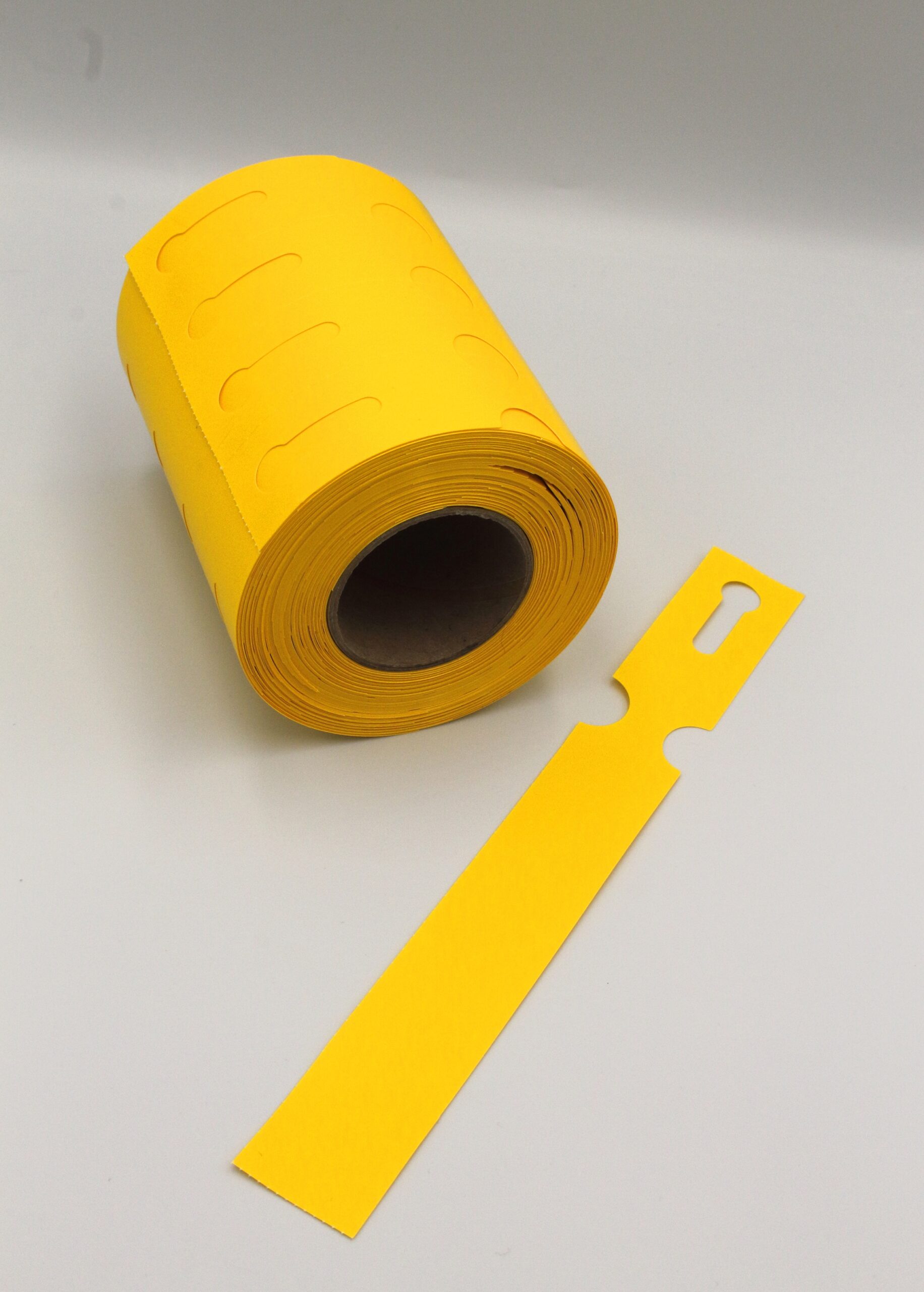 Etykiety ogrodnicze/sadownicze pętlowe ŻÓŁTE 200x25mm(25x200) 500szt - obrazek 2