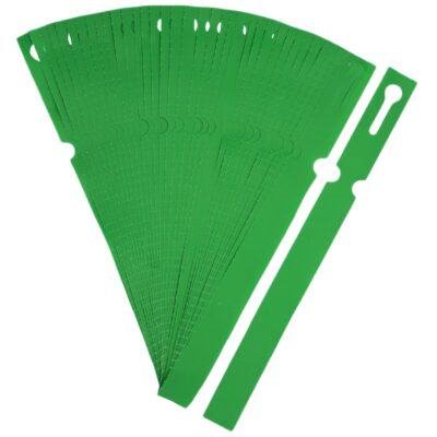 Etykiety pętlowe do opisu roślin ZIELONE 200x17mm(17x200) 100szt