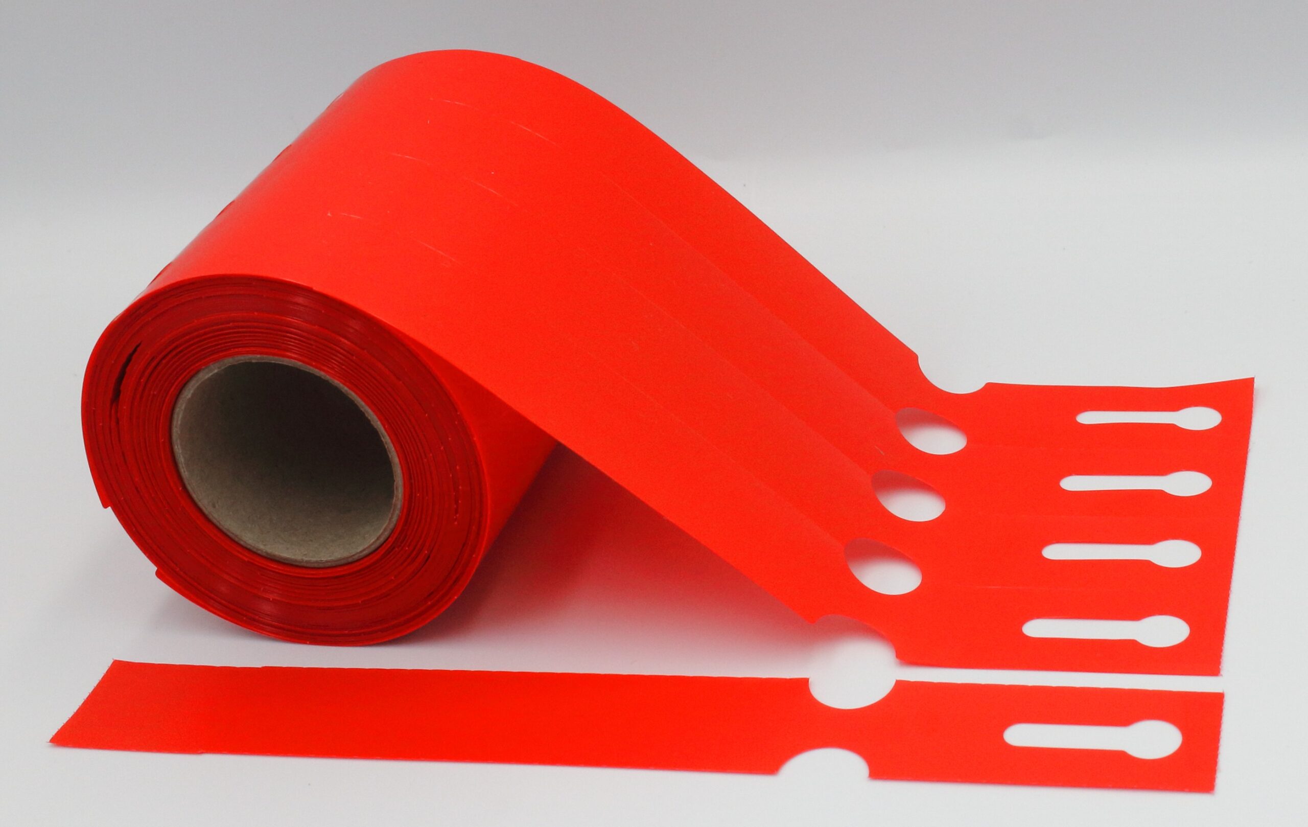 Etykiety ogrodnicze/sadownicze pętlowe CZERWONE 200x25mm(25x200) 500szt - obrazek 5