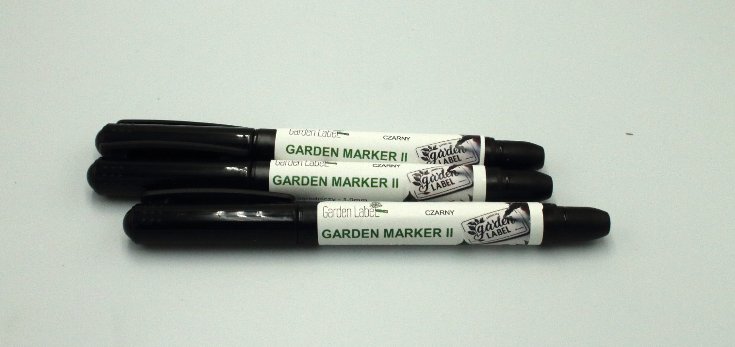 Marker ogrodniczy (mazak, pisak) permanentny, odporny Garden Marker II Czarny 10szt - obrazek 15