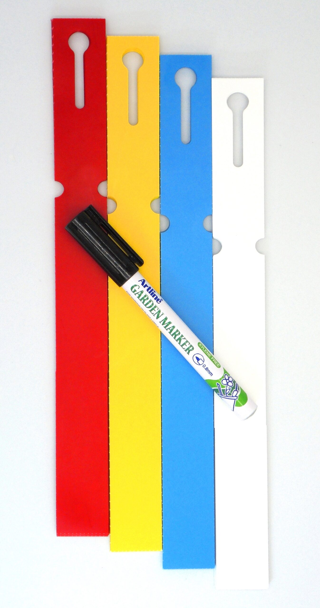 MARKER + Etykiety 4 KOLORY pętlowe do opisu roślin 250x25mm(25x250) 400szt - obrazek 13
