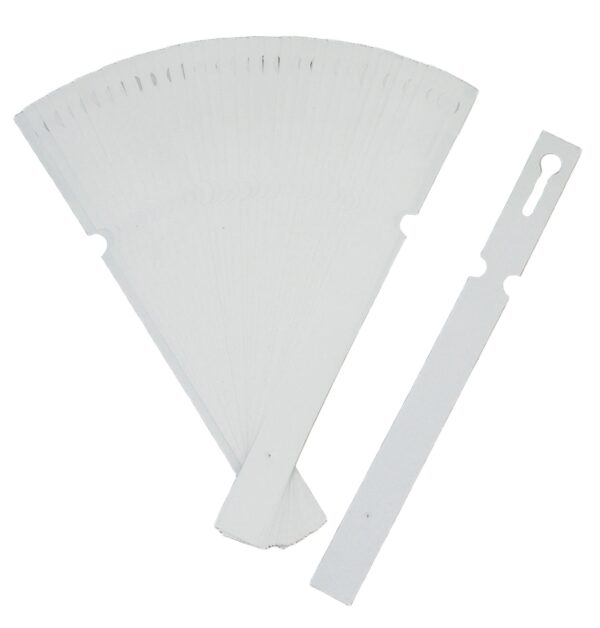Etykiety ogrodnicze/sadownicze pętlowe BIAŁE 200x17mm(17x200) 480szt