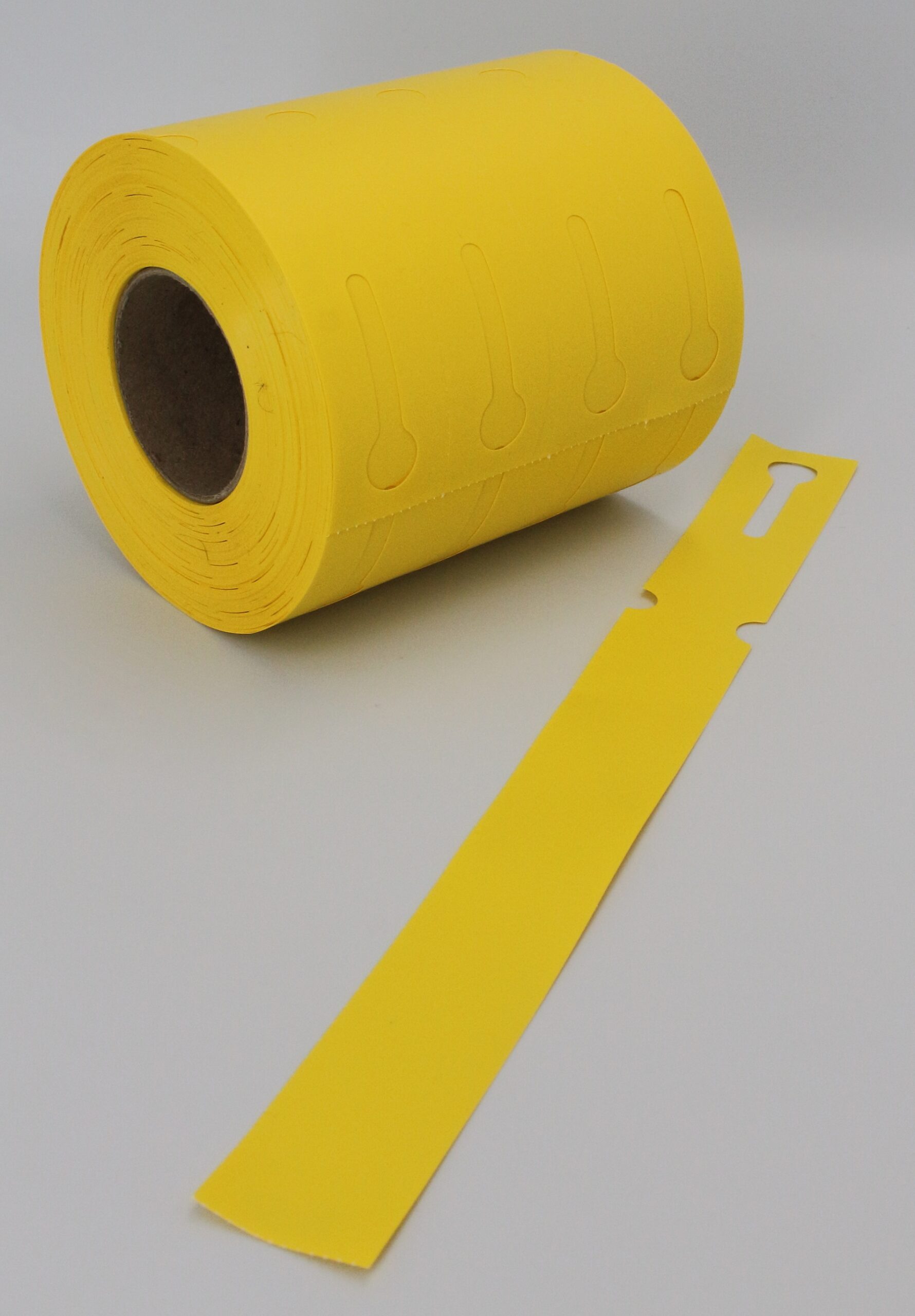 Etykiety ogrodnicze/sadownicze pętlowe Żółte 250x25mm(25x250) 500szt - obrazek 2