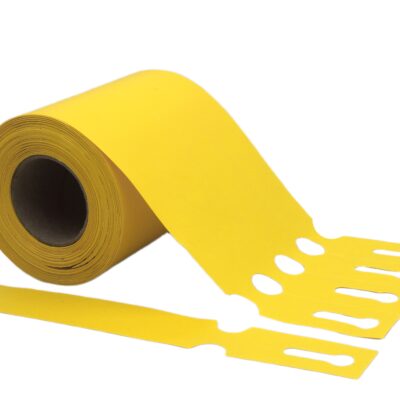 Etykiety ogrodnicze/sadownicze pętlowe ŻÓŁTE 200x25mm(25x200) 500szt