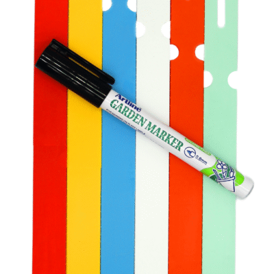 MARKER + Etykiety 6 KOL. pętlowe do opisu roślin 250x17mm(17x250) 600szt