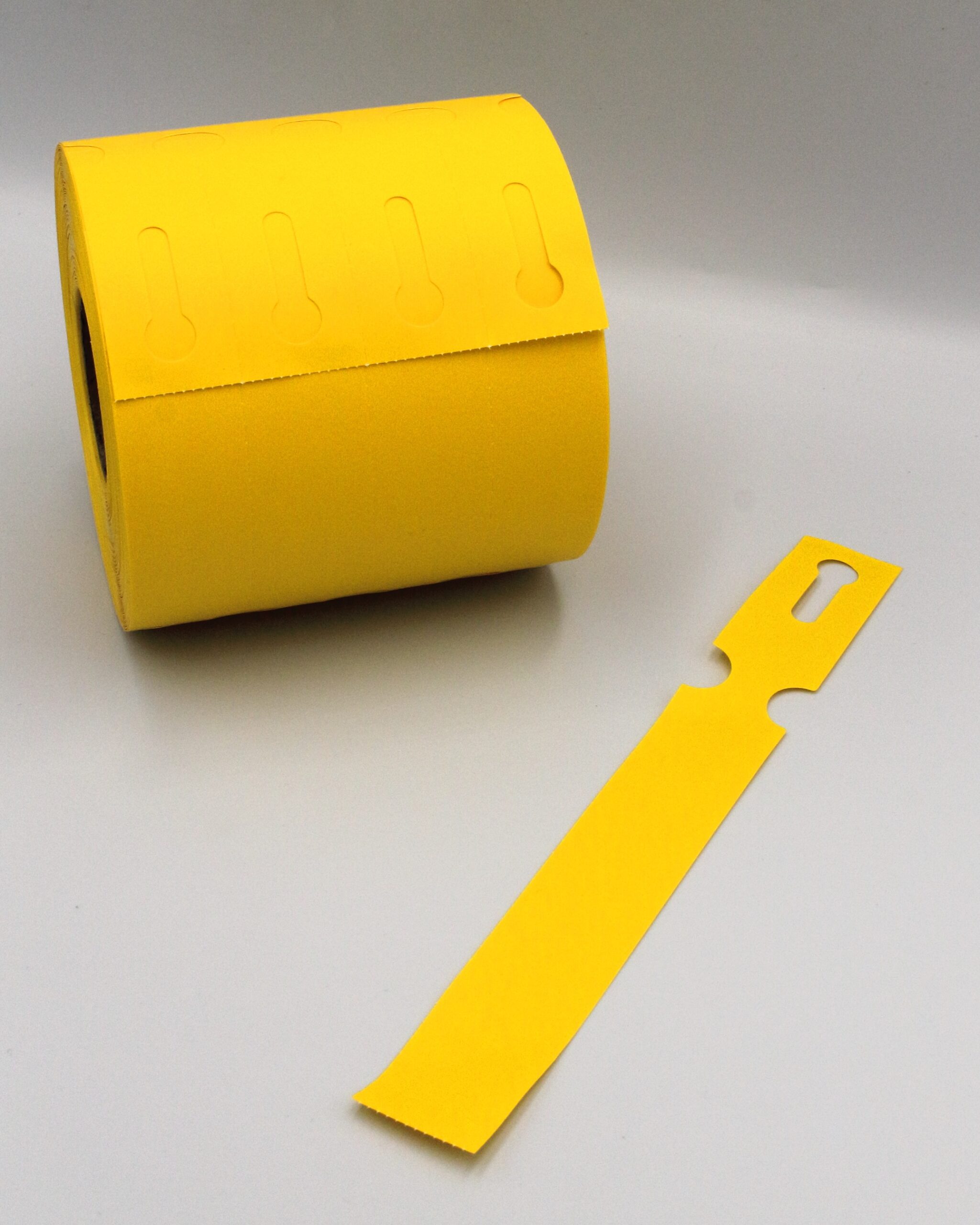 Etykiety ogrodnicze/sadownicze pętlowe ŻÓŁTE 200x25mm(25x200) 1000szt - obrazek 2