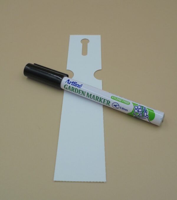 MARKER+Etykiety pętlowe do opisu roślin BIAŁE 163x33mm(33x163) 100 szt - obrazek 12