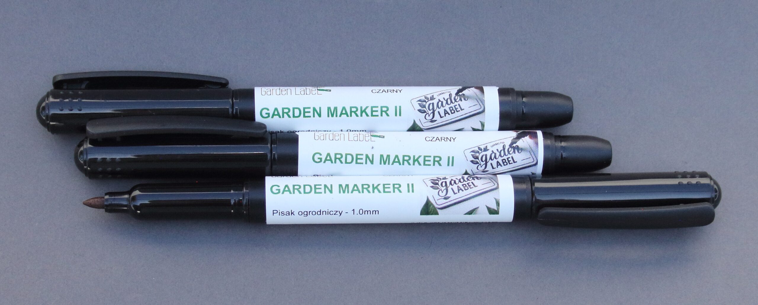 Marker ogrodniczy (mazak, pisak) permanentny, odporny Garden Marker II Czarny 1szt - obrazek 12
