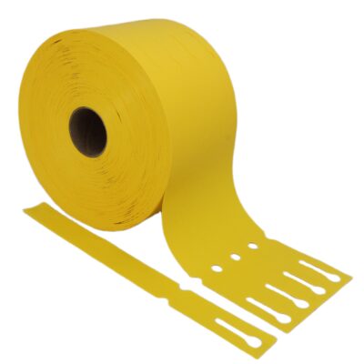 Etykiety ogrodnicze/sadownicze pętlowe ŻÓŁTE 250x25mm(25x250) 5000szt
