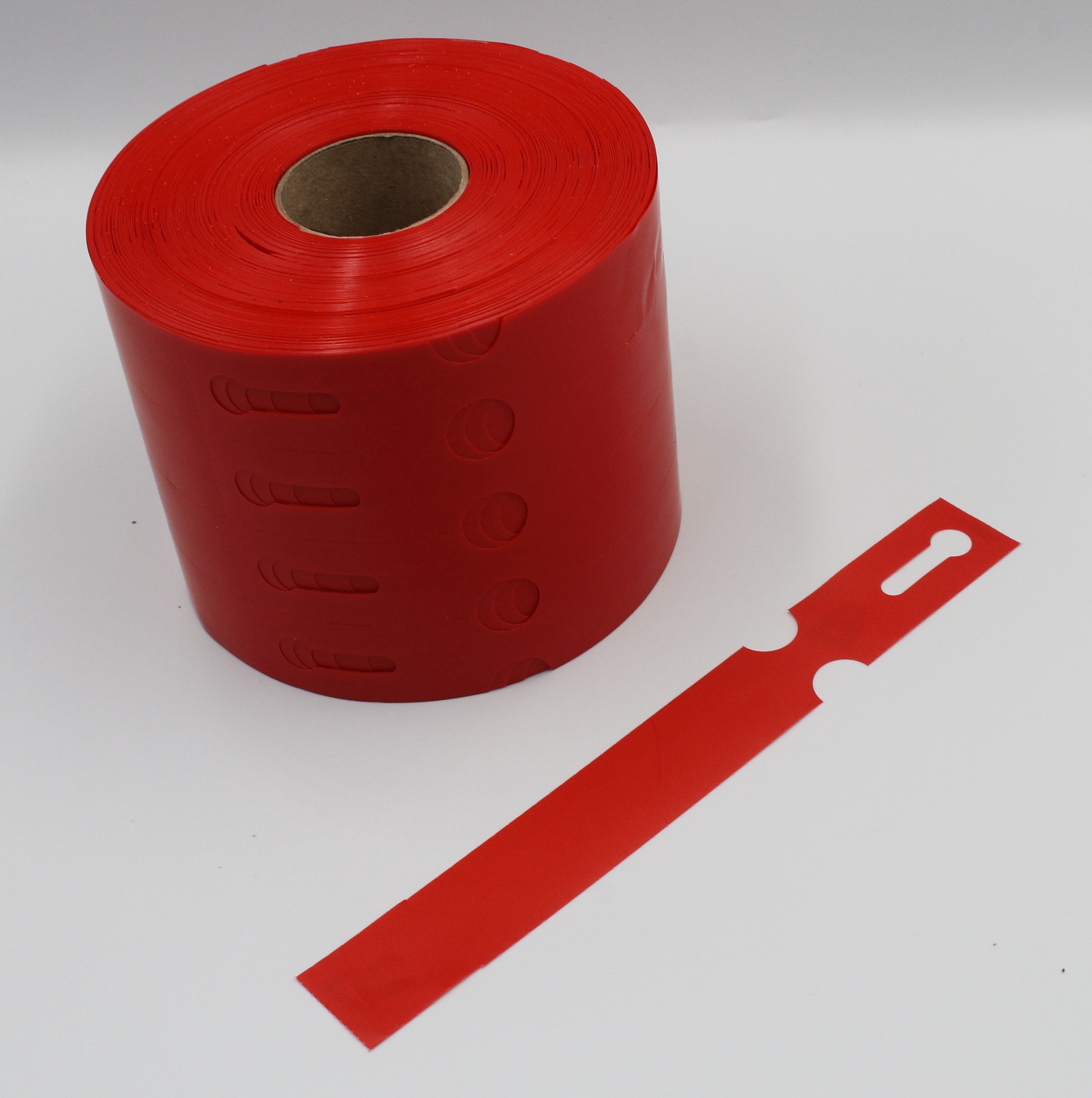 Etykiety ogrodnicze/sadownicze pętlowe CZERWONE 200x25mm(25x200) 2000szt - obrazek 10