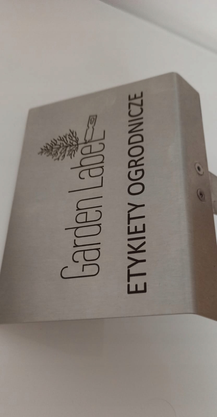 Tabliczka ogrodowa wtykana, nierdzewna, DUŻA, 10szt, 155x105x450 Producent - obrazek 14