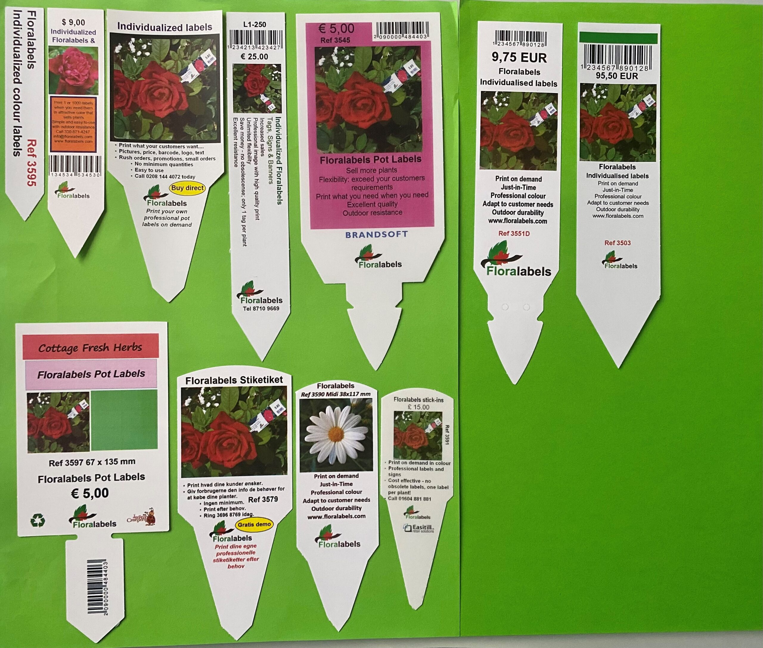 Etykiety wtykane - Pot Label 66 x 167 mm w click (3) (3545) FloraLabels - obrazek 3