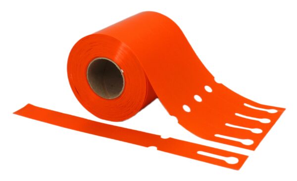 Etykiety ogrodnicze/sadownicze pętlowe POMARAŃCZOWE 250x25mm(25x250) 500szt