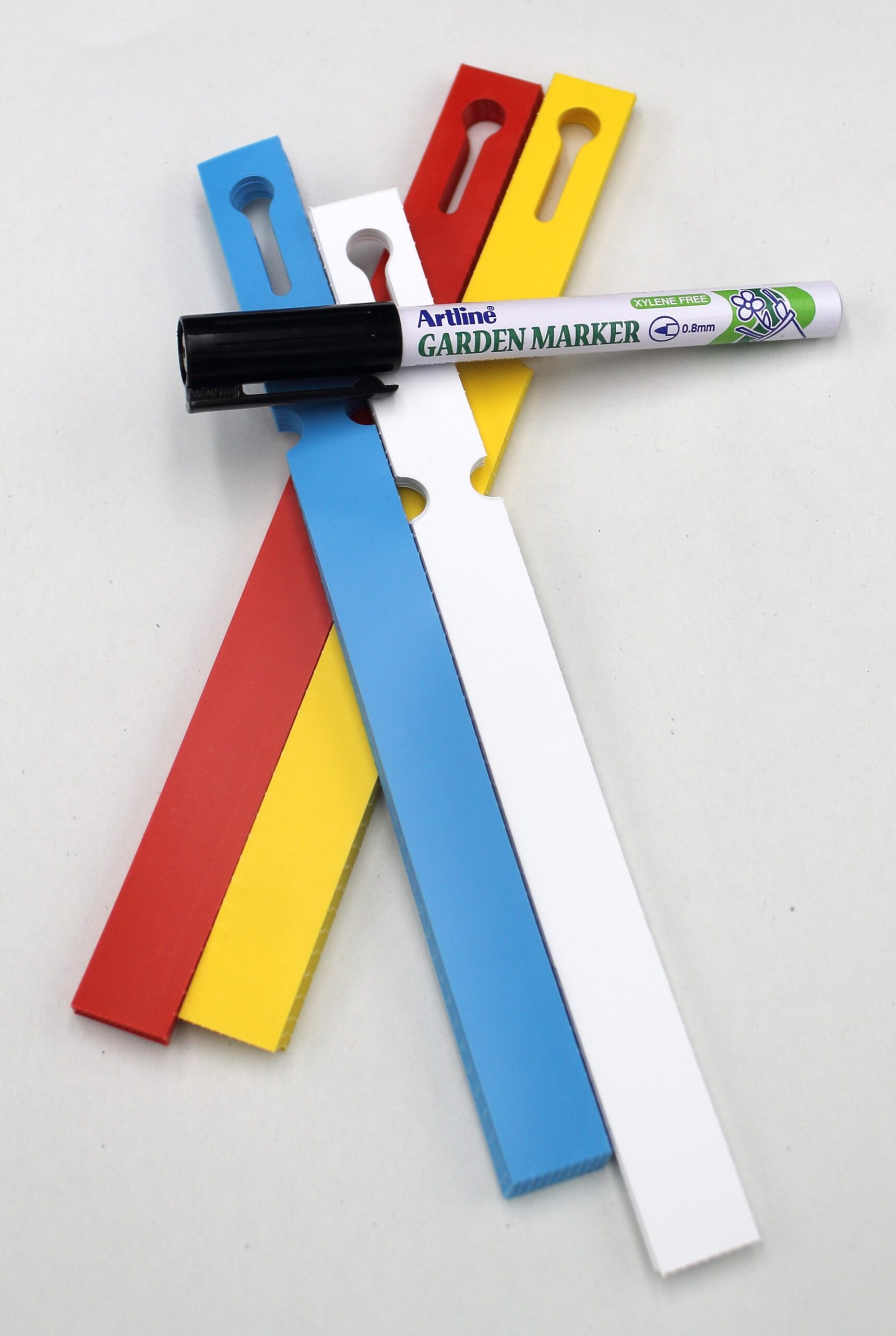 MARKER + Etykiety 4 KOLORY pętlowe do opisu roślin 200x17mm(17x200) 400szt - obrazek 13
