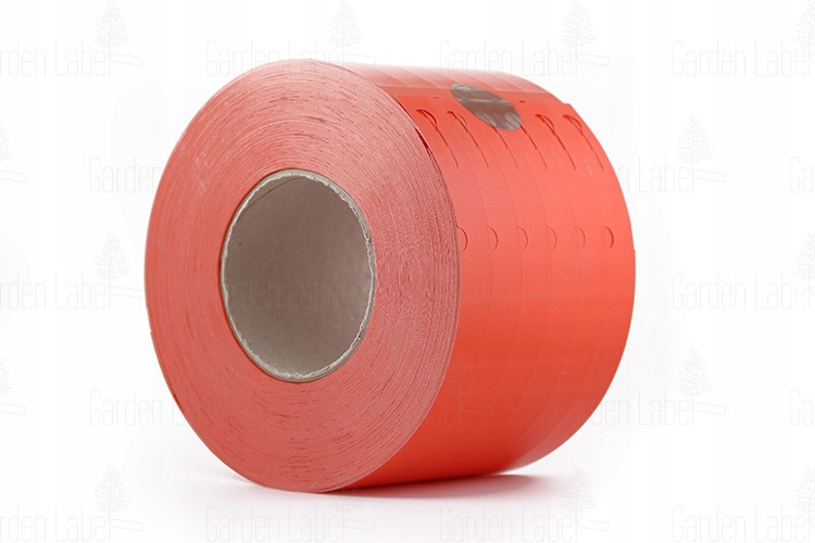 Etykiety ogrodnicze/sadownicze pętlowe CZERWONE 250mmx17mm(17x250) 5000szt - obrazek 2