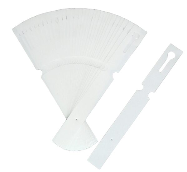 Etykiety pętlowe do opisu roślin BIAŁE 160x17mm (17x160) 480szt