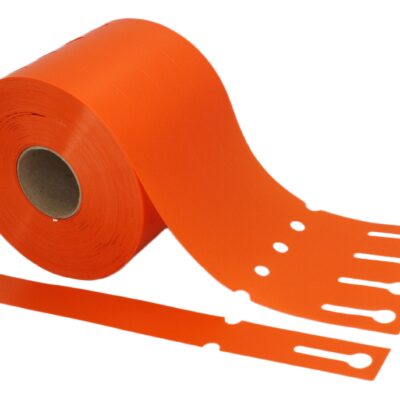 Etykiety ogrodnicze/sadownicze pętlowe POMARAŃCZOWE 250x25mm(25x250) 1000szt