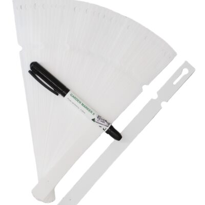 MARKER II +Etykiety BIAŁE pętlowe do opisu roślin 250x17mm(17x250) 100szt